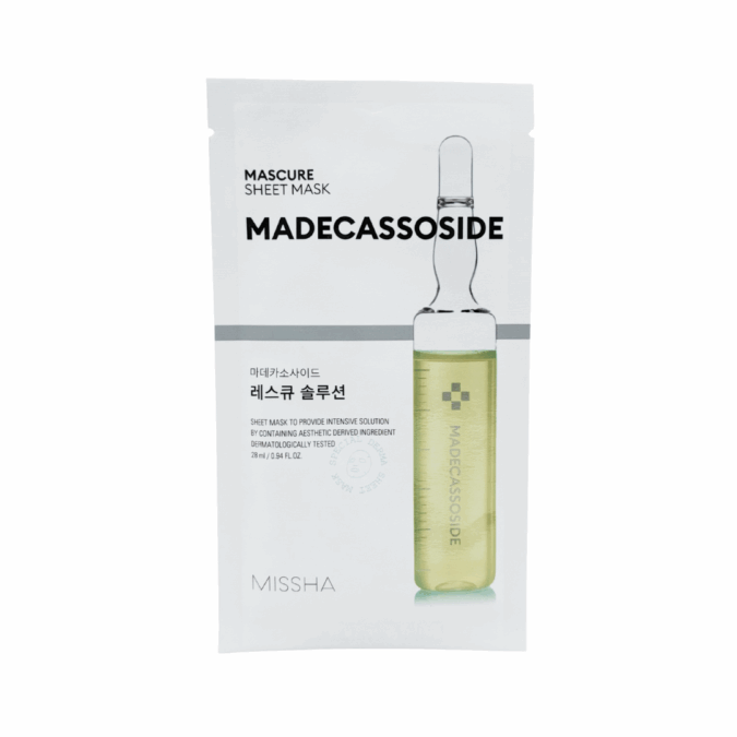 Wyciszająca maska w płachcie - MISSHA 28 ml