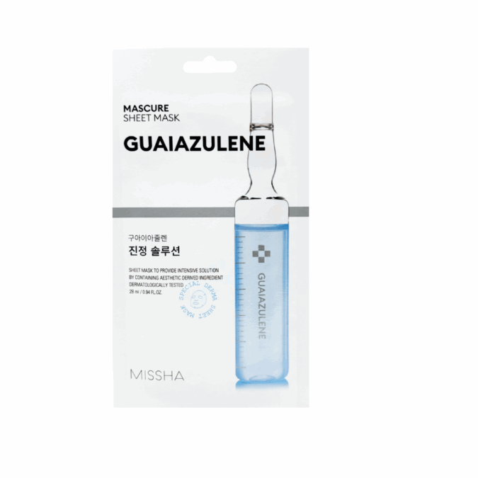 Łagodząca maska w płachcie do twarzy - MISSHA 28ml