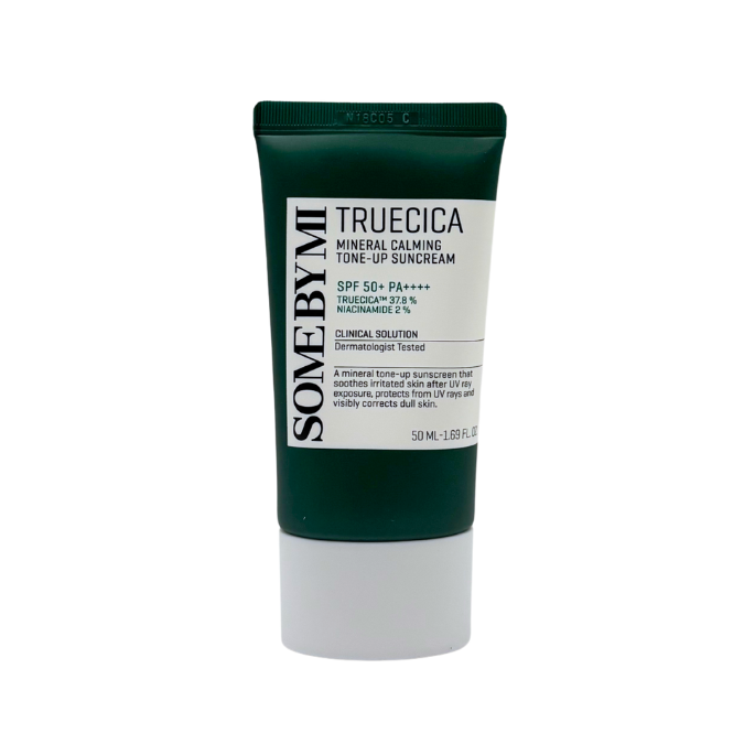 Mineralny krem przeciwsłoneczny o właściwościach łagodzących SPF50+ - SomeByMi 50 ml